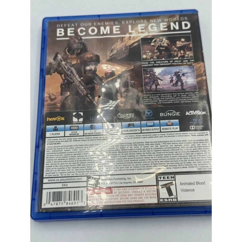 Destiny (Sony PlayStation 4, 2014)